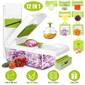 12-in-1 Vegetable Chopper & Food Slicer