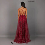 Elegant Womens V-neck Sleeveless Strapless Dress With A Flared Hem High Waist Split Women Long Dresses Party Dress