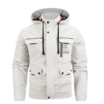 Lightweight Men's Jacket With Hood For Outdoor, Travel, Hiking, Windbreaker, Versatile, Stylish Design