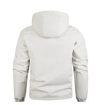 Lightweight Men's Jacket With Hood For Outdoor, Travel, Hiking, Windbreaker, Versatile, Stylish Design