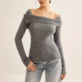 Elegant Slim Fashion Sweater Women's Clothing